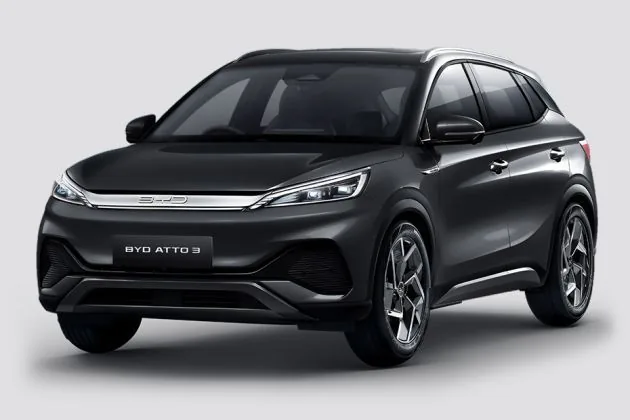 BYD Atto 3 Premium B-SUV EV side profile