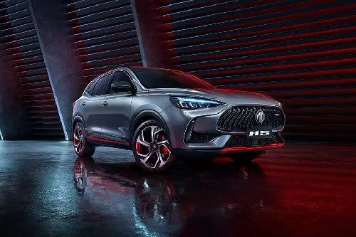 MG HS Trophy C-SUV ICE side profile