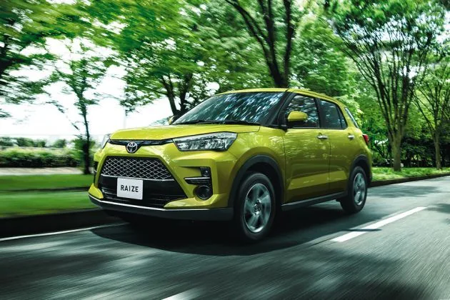 Toyota Raize A-SUV ICE side profile