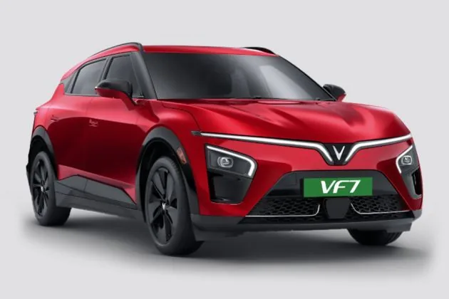 VinFast VF 7 Plus C-SUV EV side profile
